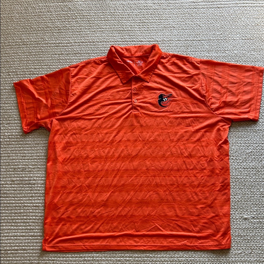 Men's Orioles Orange Polo Shirt